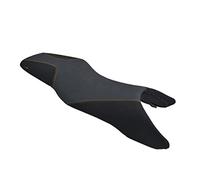 Moto Discovery Funda de Asiento Compatible con Honda CBR600 F4 / F4i 1999-2006 Negra/Gris con Costuras Amarillas (B)