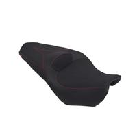 Moto Discovery Funda de Asiento Compatible con Honda VFR 1200F 2010-2015 Color Negro con Costuras Rojas