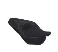 Moto Discovery Funda de Asiento Compatible con Honda VFR 1200F 2010-2015 Negra con Costuras Blancas