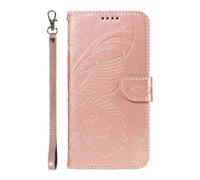 MOTO Edge 50 Pro 5G - Funda de piel sintética con tapa para teléfono móvil con diseño de mariposa en relieve, a prueba de golpes, con tarjeteros, cierre magnético, soporte para Moto Edge 50 Pro 5G,