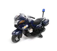 Moto Policía Nacional Española 24v - Azul- Moto eléctrica para niños Oficial de la Policía Nacional de España, Moto a batería Infantil con Luces, Sirena, música batería de 24V