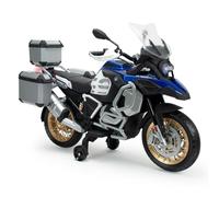 Moto Eléctrica Niños 3-6 Años BMW R1250 GS Adventure 12V - Moto Eléctrica Infantil con Maletas + Puño Acelerador + Luces + Sonidos + Ruedas Entrenamiento + 6 km/h - INJUSA