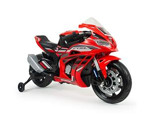 Moto Eléctrica Niños 3 Años 4 Años 5 Años Honda CBR 12V - Moto a Batería para Niños con Ruedas de Apoyo - Luces y Sonidos - Licencia de Marca - INJUSA