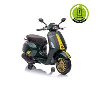 Moto Eléctrica Vespa Sprint Litio Verde - Juguete Para Niños 3+ Años