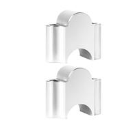 Moto Elevador Manillar 1 Par 28 Mm 1 1/8" 22 Mm 7/8" Abrazaderas Universales Manillar Motocicleta(Chrome,22mm)