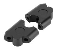 Moto Elevador Manillar 22 Mm Adaptador Montaje Manillar Elevador Motocicleta Universal Con Abrazadera De Manillar Movimiento Trasero(Black)