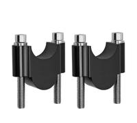 Moto Elevador Manillar 28 Mm 1 1/8 "22 Mm 7/8" 1 Par Abrazaderas Universales Manillar Motocicleta(Black,22MM)