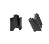 Moto Elevador Manillar Para Para Sportster Para XL1200 Para XL48 48 2010-UP 2 "Rise CNC Aluminio Negro 1" Elevador Manillar Bloque Extensión Montaje Manillar 50 Mm(Black)