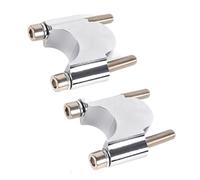 Moto Elevador Manillar Para WR250F Para WR250F Para WR400F 28 Mm 1 1/8 "1 Par De Abrazadera Montaje Barra Elevadora Manillar Motocicleta(Silver)