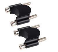 Moto Elevador Manillar Para WR250F Para WR250F Para WR400F 28 Mm 1 1/8 "1 Par De Abrazadera Montaje Barra Elevadora Manillar Motocicleta(Black)