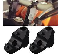 Moto Elevador Manillar Riser 28 mm 1 1/8" CNC HandleBar Fat Bar Riser para 1290 Super Adventure/R/S/T 1290 Super Duke GT 1050 1090 1190 Adventure DUKE 690 790 890 -Negro