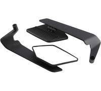 Moto Espejo Retrovisor para Ducati Monster 400 i.e. 2000-2003, Espejos Laterales Extremo Barra Universal Aleación Aluminio Sin Vibraciones Ajustable,B