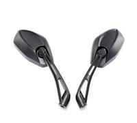 Moto Espejos Laterales Compatible Con Suzuki Para SV400 Para SV650 Para SV1000 Espejos Retrovisores Universales Para Motocicleta De Cristal Blanco.