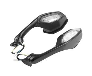 Moto espejos Laterales Espejo Retrovisor De Motocicleta Ajustable Con Bisturí Curvo Compatible Con Yamaha Para YZFR1S 2016-2018 Para YZFR6 2017-2022
