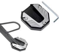 Moto Extensor Caballete Lateral para Triumph Tiger 1200 2012-2019 2020 2021 2022 2023 2024 2025 2026, Antideslizante Aluminio Universal Almohadilla Pata de Cabra Motocicleta,C-Grey
