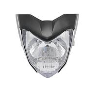 Moto Faro Delantero para FZ16 para FZER150 Faro Delantero De Motocicleta Faro Delantero Lámpara De Iluminación con Carenado 1 Pieza Faros Motocicleta(Grey)