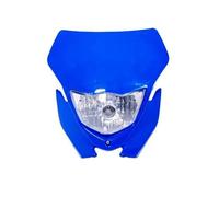 Moto Faro para TTR para WR WR250 WR450 Motocicleta H4 Faro Motocross Carenado Faro Universal(Azul)