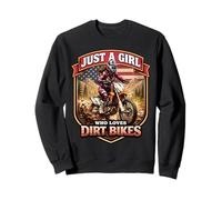 Moto Freak Funny Motorbike Lover Dirt Bike Rider American MX Sudadera