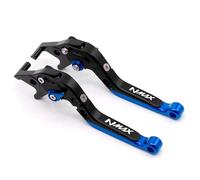 Moto Freno Manija Manetas De Embrague Y Freno Para Motocicleta Para Yamaha NMAX 160 NMAX160 2015-2025, Ajustables Telescópicas Palanca Maneta Embrague(Color 3)