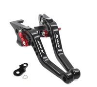 Moto Freno Manija Manetas De Freno Y Embrague Para Motocicleta Para Yamaha X-MAX XMAX 125 250 300 400 2023 2024 2025, Maneta Manillar Ajustable CNC Palanca Maneta Embrague(Color 5)