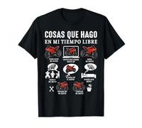 Moto gp Motorista cosas que hago moto gp Motero Divertida Camiseta