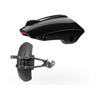 Moto Guardabarros Protección Extensión Protector De Guardabarros Delantero Y Trasero Motocicleta para Haojue TR300 Cruiser, Extensor Cubierta Aleta Rueda