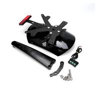 Moto Guardabarros Soporte Guardabarros Trasero Motocicleta Protector contra Salpicaduras para para R Nine T para Scrambler para Racer /5 2014-2020, Matrícula(Negro)