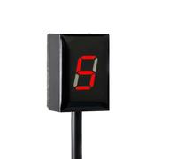 moto indicador de marchas Para CB400F 2013-2015 Para CB500X 2013-2018 Para CB600F Para Hornet 2007-2013 Motocicleta 1-6 Para Indicador Velocidad Marcha Medidor Digital(Red)