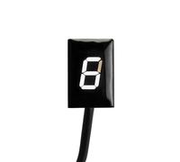 moto indicador de marchas Para CBR500R 2013-2018 Para CBR600F 2011-2013 Para CBR600RR 2003-2006 Motocicleta LCD 6 Para Indicador De Marcha De Nivel 1-6 Medidor Digital(WHITE)