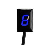 moto indicador de marchas Para CBR500R 2013-2018 Para CBR600F 2011-2013 Para CBR600RR 2003-2006 Motocicleta LCD 6 Para Indicador De Marcha De Nivel 1-6 Medidor Digital(Blue)