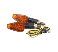 Moto indicador Luces Luz de señal Giro LED Universal para Motocicleta, 12 V, ámbar, Intermitente, Luces traseras, Accesorios para 1/2 Piezas