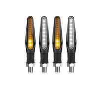 Moto Indicadores Compatible Con Suzuki Para GSF1250 Para DL1000 Para GSF650 Para SV650 SV400 Para GSF650 SV1000 10 Mm 12 V Señales De Giro Luz Intermitente Que Fluye Trasera(J)