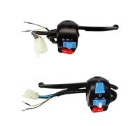 Moto Interruptor Manillar Adecuado para Motocicletas Y Scooters GY6 50CC 100CC 125CC 150CC. Incluye Control del Manillar Izquierdo Y Derecho. Interruptores Motocicleta(1Pair Lever)
