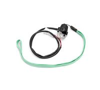 Moto Interruptor Para KAWASAKI Para SUZUKI Interruptor Parada Emergencia Del Motor Motocicleta Tapa Con Correa Muñeca Parada ENCENDIDO APAGADO(Green)