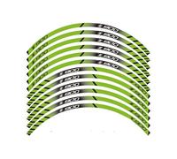 Moto Llantas Para Z900 Z 900 12 X Borde Grueso Exterior Llanta Etiqueta Engomada Raya Calcomanías Ruedas Moto Scooter Pegatinas