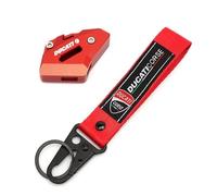 Moto Llaveros Accesorios para Ducati Scrambler 400 800 1100 Llave Funda Cubierta Shell Protector Piezas Llavero Llavero CNC Accesorios De La Motocicleta(Red,B)