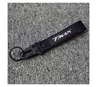 Moto Llaveros Llavero De Motocicleta para Yamaha T-MAX Tmax 500530 SX DX 560 Tech MAX Tmax530 Tmax560 Tmax500 Bordado Moto Llavero Llavero (Color : Negro, Size : Normal)