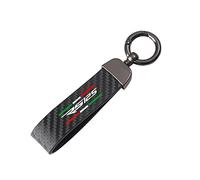 Moto Llaveros para Aprilia RS125 RS 125 RS125 Llavero De Cordón De Motocicleta Llavero De Fibra De Carbono (Color : Negro, Size : Normal)