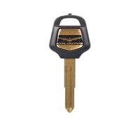 Moto Llaveros para Honda Goldwing 1500 Gold Wing 1800 GL1800 GL1500 Motorcy CNC Key Cover Cap Keys Case Shell Embryo Blank Key (Color : Black Key, Size : Normal)