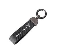 Moto Llaveros para Yamaha MT07 MT-07 Accesorios De Motocicleta Llavero De Cordón De Motocicleta Llavero De Fibra De Carbono (Color : Negro, Size : Normal)