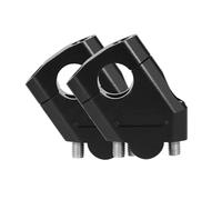 Moto Manillar Elevador para Benelli para TRK502 para TRK520X 2020 2021 Abrazadera De Mango De Montaje para Barra Elevadora De Manillar De Motocicleta Motorcycle Manillar Riser(Negro)