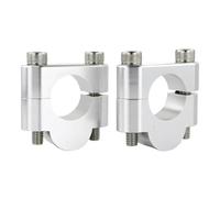 Moto Manillar Riser para Can-Am para DS450 para Arctic para Motocicleta Cat1000 7/8 "22 mm elevadores de Manillar Montaje Barra Gruesa Elevador Manillar Motocicleta(Silver Riser20mm)