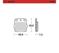 Moto-Master Pastillas De Freno Para Yamaha YFM 350 Wolverine 1995-2006