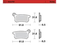 Moto-Master Trasero pro De Carreras Pastillas Freno Sinterizadas Para Gas Mc 65