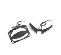 Moto matrícula Soporte Portamatrícula para Panigale V2 2025 Panigale V4 2025 Soporte Matrícula Señal Giro Integrada(V2)