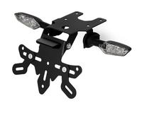 Moto matrícula Soporte Portamatrícula para XSR155 2019-2024 Soporte Matrícula Eliminador Guardabarros Trasero Corto Portamatrículas Intermitentes para LED(Smoke)