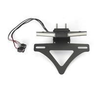Moto matrícula Soporte Portamatrícula para ZX-10R ZX 10R 2023-2025 Piezas Modificadas Motocicleta Soporte Matrícula LED Señal Giro Integrada Corta