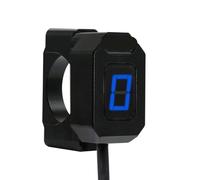 Moto Medidor Número Cambio Indicador De Marcha Digital Universal Para Motocicleta 6 Velocidades, Pantalla LED, Soporte Magnético Para Palanca Cambios