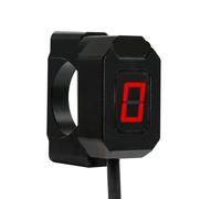 Moto Medidor Número Cambio Indicador De Marcha Digital Universal Para Motocicleta 6 Velocidades, Pantalla LED, Soporte Magnético Para Palanca Cambios