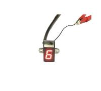 Moto Medidor Número Cambio Pantalla Digital Led Universal Para Motocicleta Todoterreno, Luz Para, Monitor Indicador Neutral, 6 Velocidades Con Engranaje NR, Color Negro